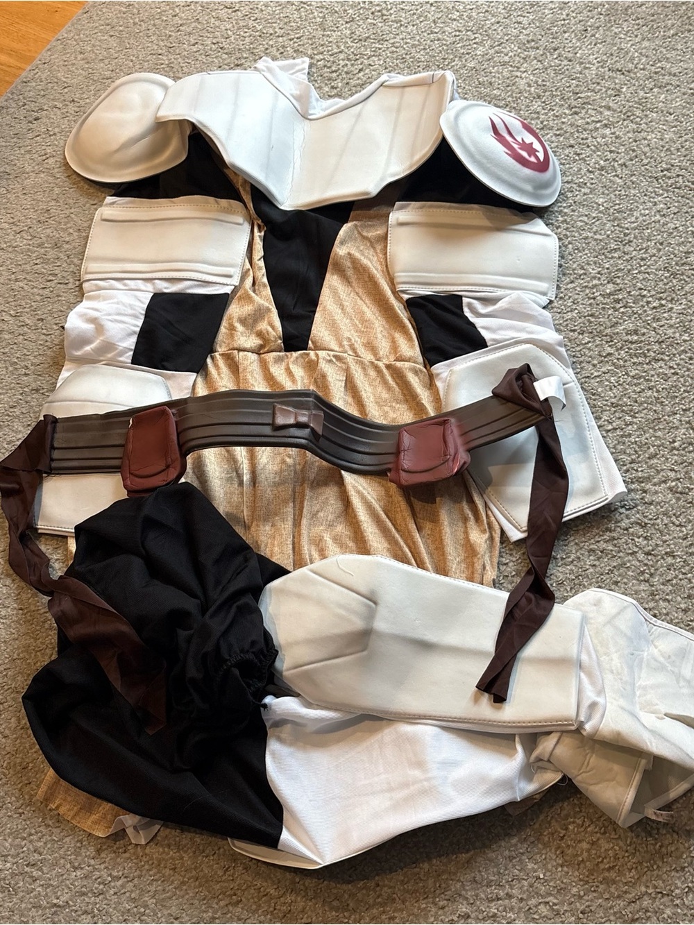 Star Wars Clone Wars Obi-Wan Kenobi cosplay uniform costume One Size adult Men